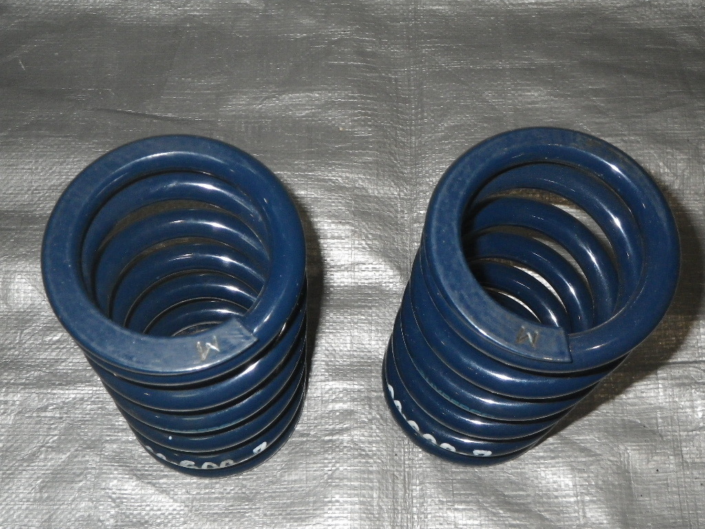 中古ハイパコ製直巻きスプリング ID60 7インチ 600lbs 10.7kg/mm 2本1