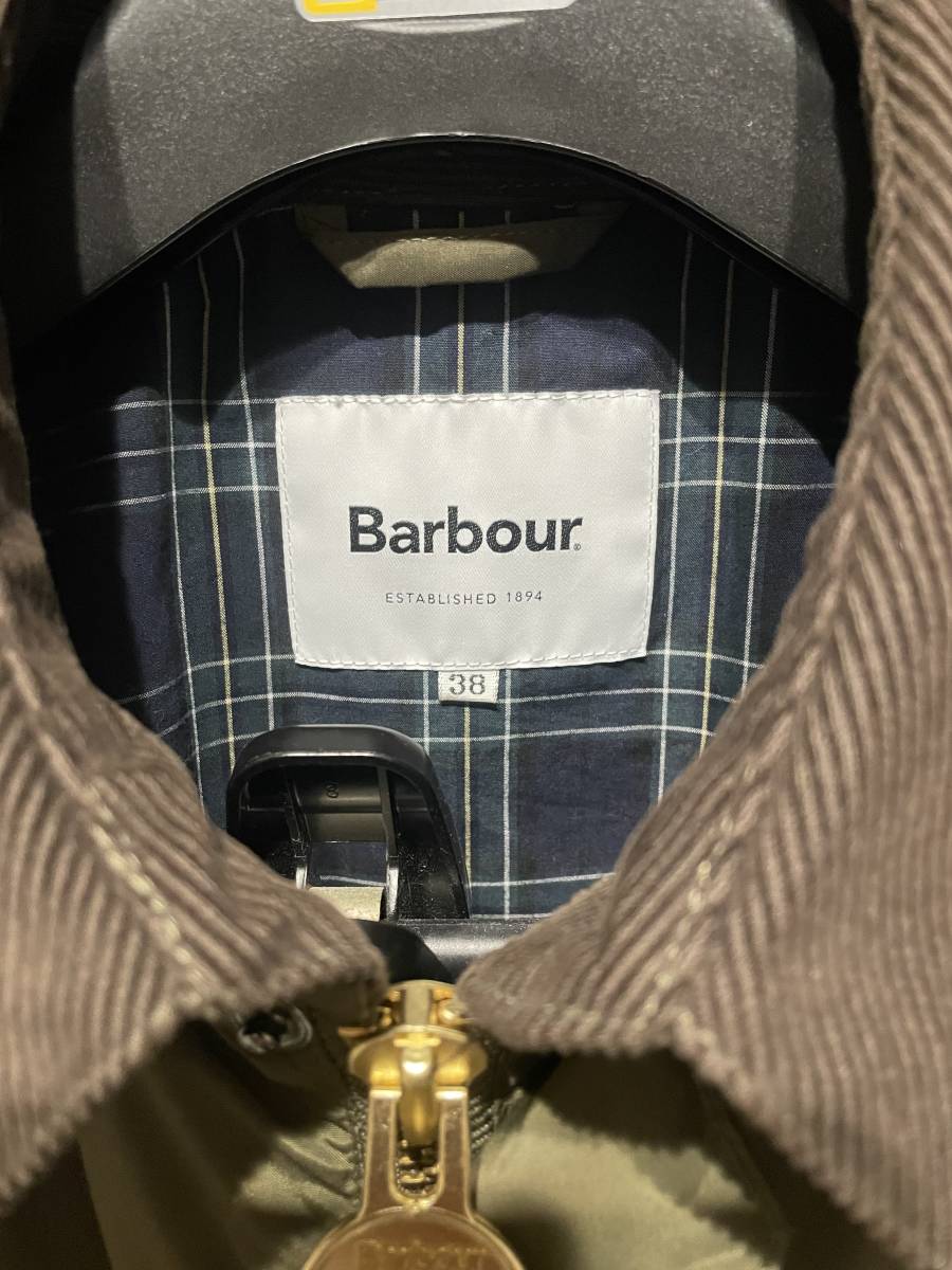 Barbour×BEAMS F/別注 BEDALE SL シェイプメモリージャケット サイズ38 