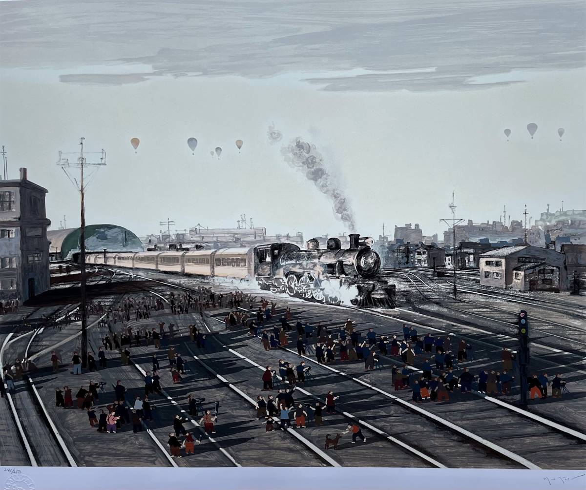 ヒロ ヤマガタ（ラスト ロコモーティブヴ）シルクスクリーン 直筆