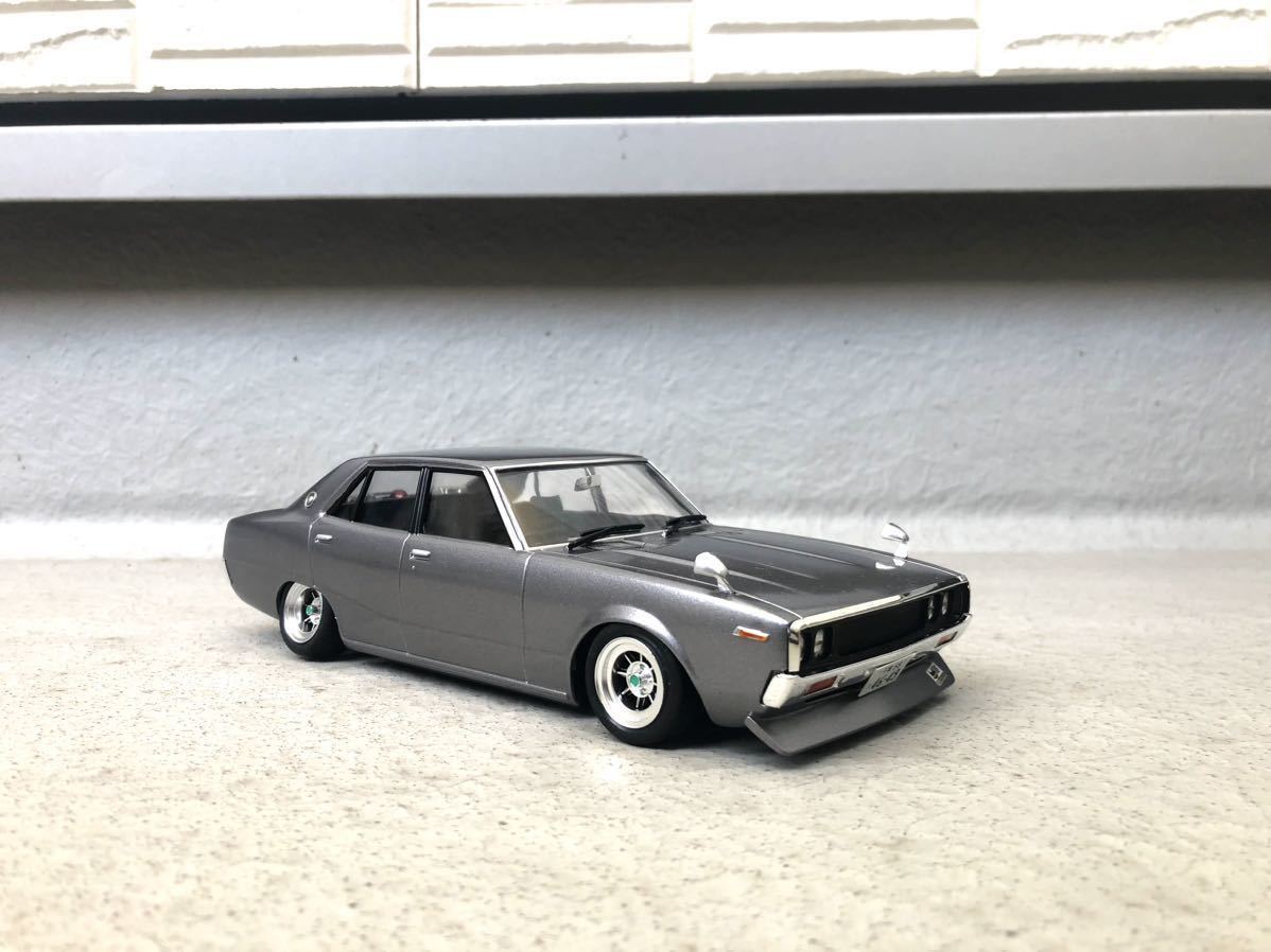 アオシマ製、スカイライン、ケンメリ、4枚、完成品！！1/24、NISSAN
