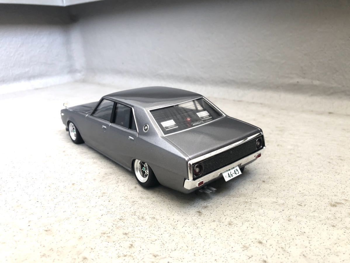 アオシマ製、スカイライン、ケンメリ、4枚、完成品！！1/24、NISSAN