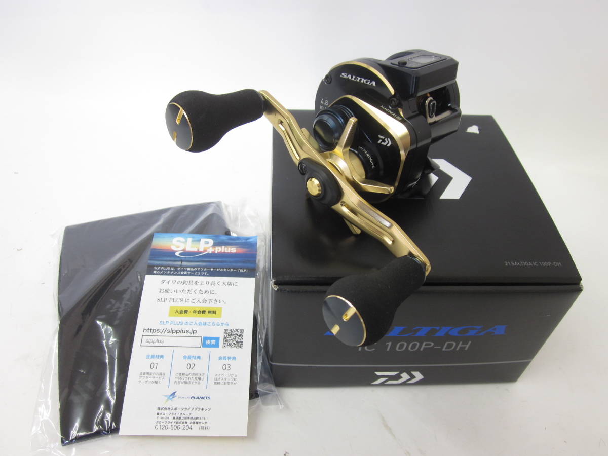 美品】 釣具04-06 ダイワ 21 ソルティガ IC 100P-DH SALTIGA IC ダイワ