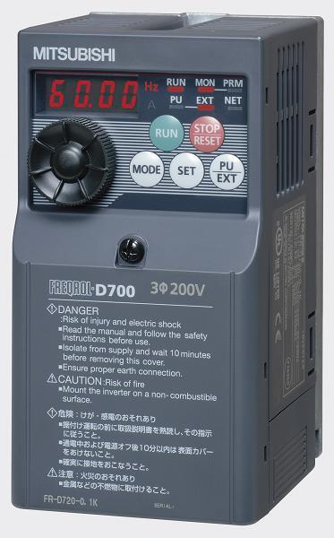 FR-D720-3.7K インバータ FREQROL-D700シリーズ 三菱電機