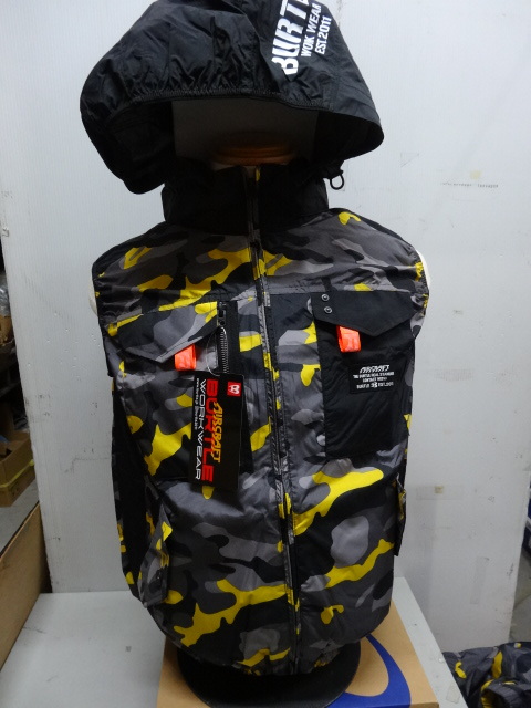 限定品　バートルLAC1154　ベスト空調服　イエロー　XXL寸　３４５０円（税込み）
