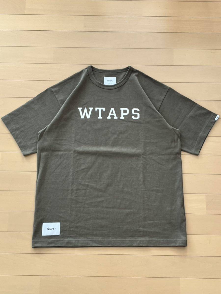 WTAPS 21SS COLLEGE SS / COTTON オリーブ サイズM Tシャツ WTAPS SS