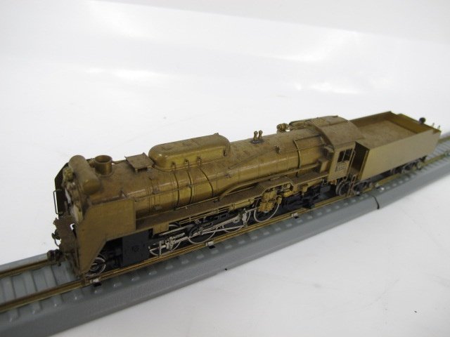 ▽HOゲージ 未塗装 真鍮製 蒸気機関車 鉄道模型