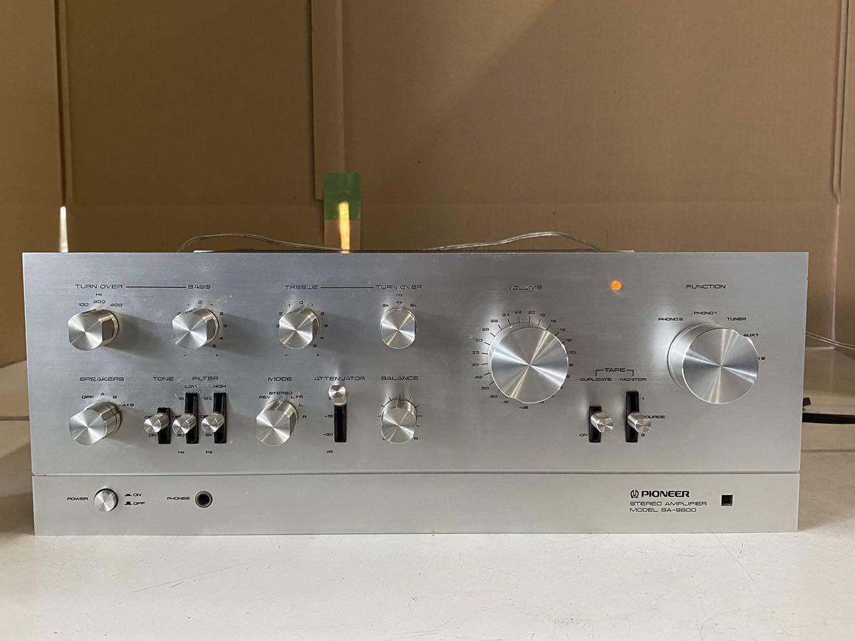動作OK!! Pioneer/パイオニア☆プリメインアンプ☆SA-8800II 管NJ4179