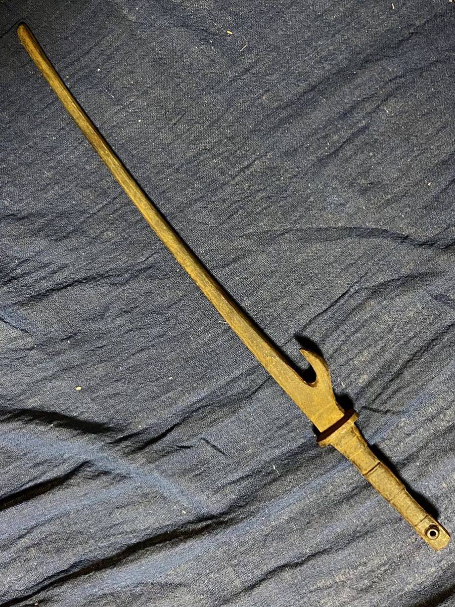 ☆江戸本歌 兜割 十手 古武具 当時物 十手 武具 兜