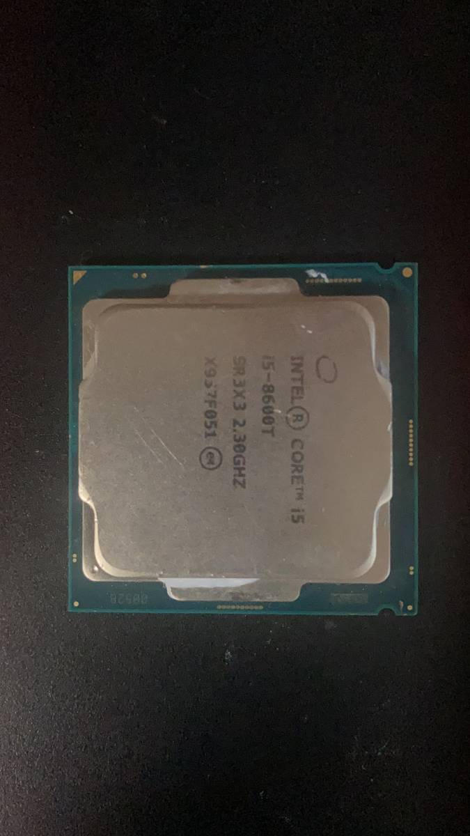 Intel I5-8600T LGA 1151 中古分解品 BIOS起動確認 社内管理番号E98