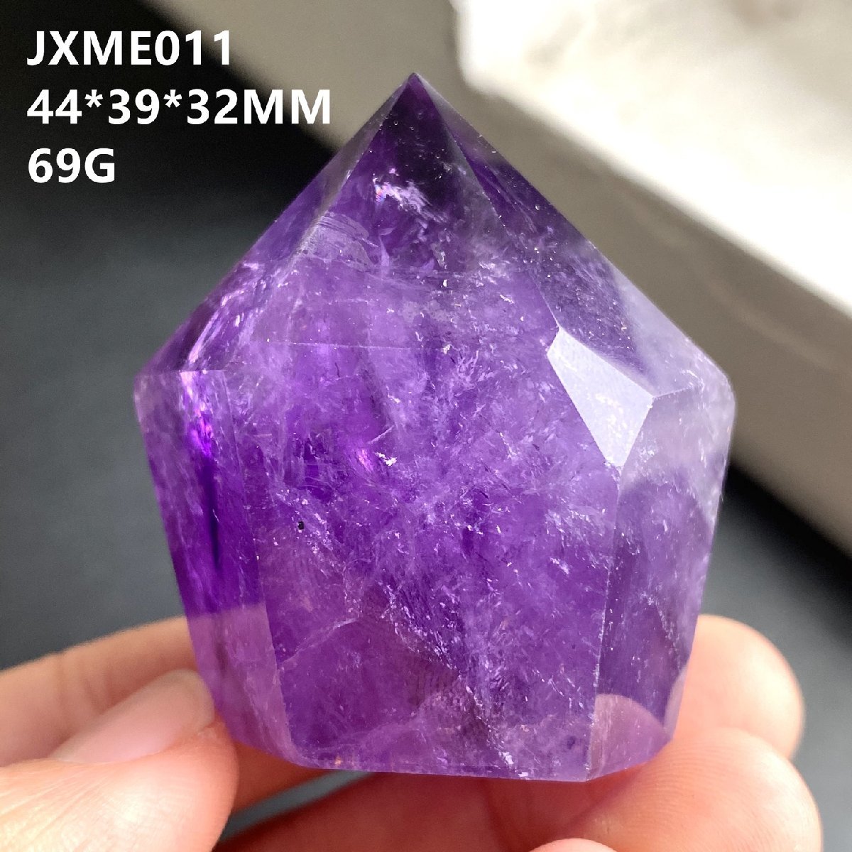 限定品】AAAAA級家庭円満☆天然アメジスト原石0326-YS-ME011-44D