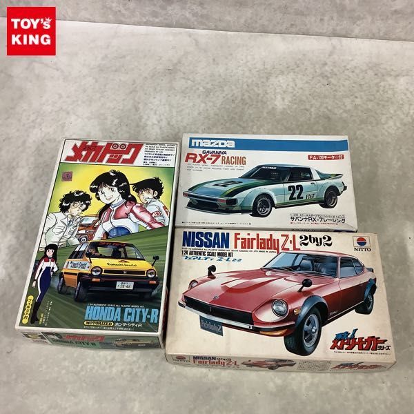 1円〜 ARII 1/24 よろしくメカドック ホンダ・シティR、ニットー 1/28 