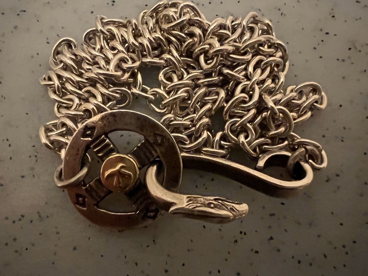 ゴローズ goros 金メタル付ホイール イーグルフック 細角チェーン