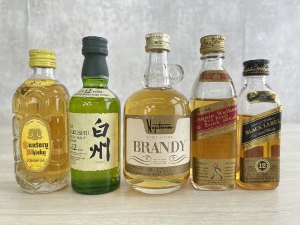 ◇古酒未開栓 ミニボトル 70本以上まとめて ブランデー ウイスキー