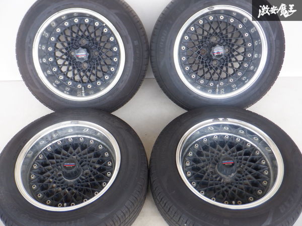 American Racing アメリカンレーシング メッシュ 15インチ 7.5J? -8？ 9.5J？ -12？ 4穴 PCD114.3 グッドイヤー EG01 195/65R15 4本 S30Z