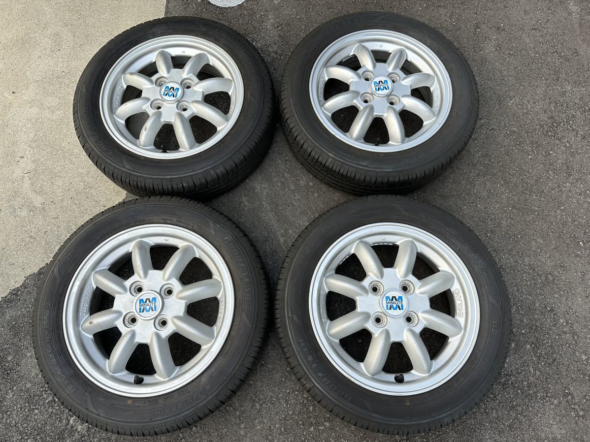セール，得価 ダイハツ純正 ミニライト 4.5J +45 155/65R14 バリ山 ダイハツ ミラジーノ ミラ タント ムーヴ 他社流用にも(ラジアルタイヤ)｜売買されたオークション情報、yahooの商品情報をアーカイブ公開 - オ 4穴