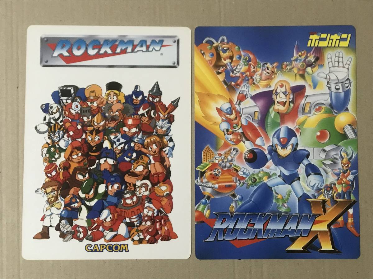 ロックマンシリーズ 下敷き 6枚セット CAPCOM ファミコン スーファミ 