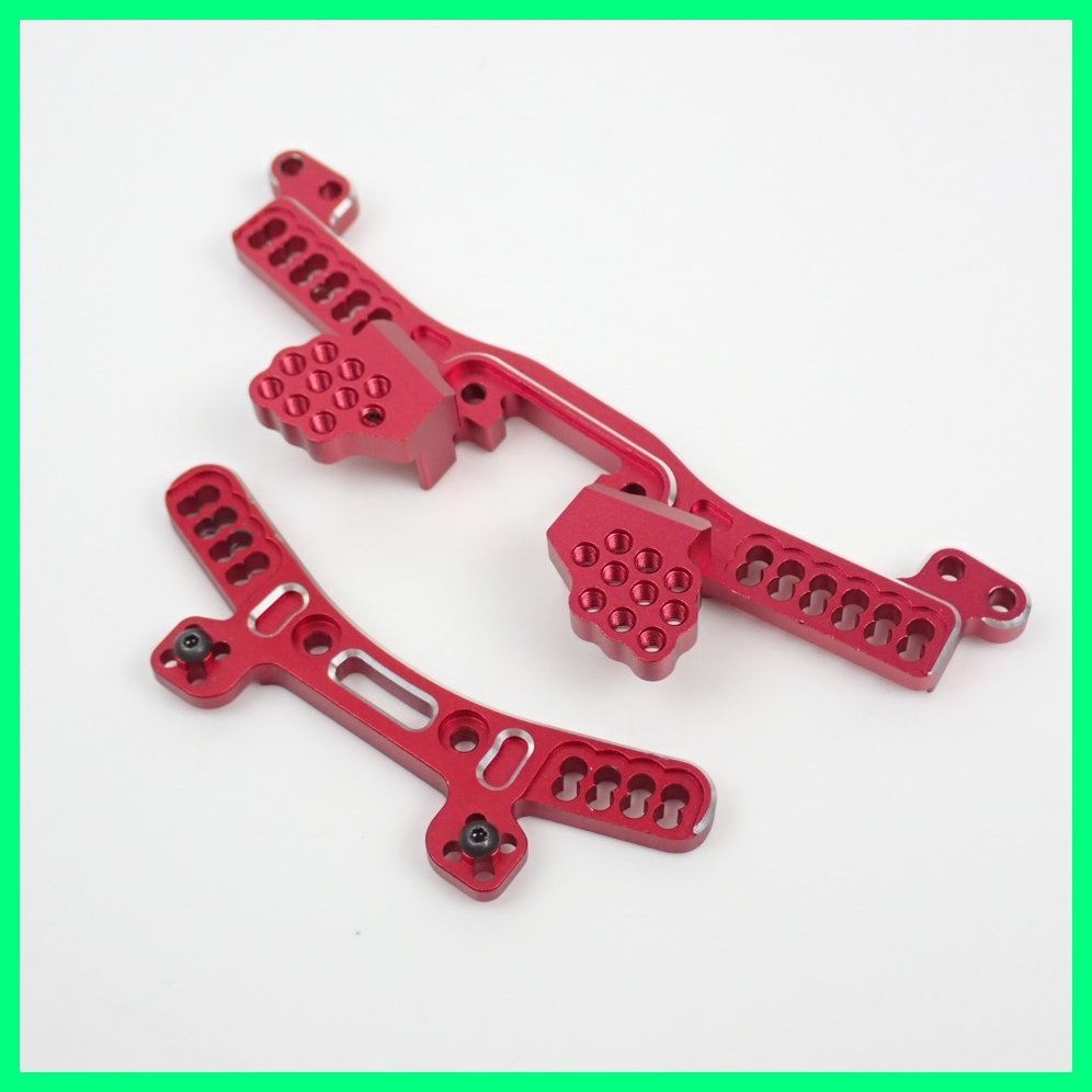 ヨコモ　YD-2シリーズ用　アルミ製 フロント/リヤ　ショックタワー(レッド) アルミ製 リヤ ヨコモ YD-2シリーズ用 YD-2S用 Y2 ショックタワー