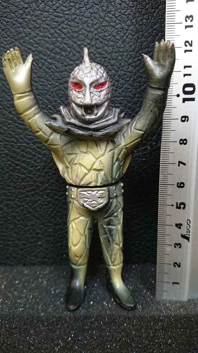 昭和当時品 ポピー 毒トカゲ男 怪人 ソフビ 検 ポピー バンダイ