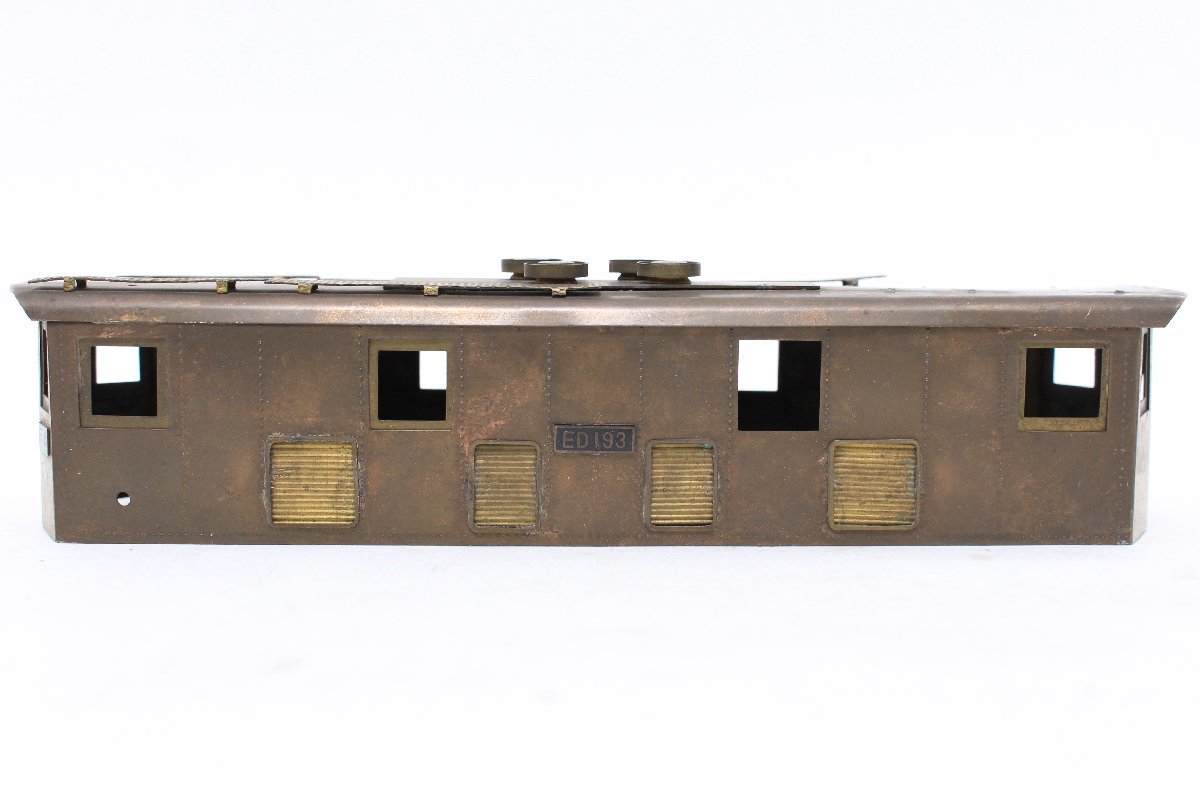 メーカー不明 ＊ 客車 ED193　真鍮製 鉄道模型 Oゲージ ＊ #1123