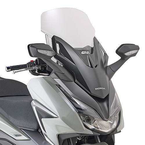 【送料込】GIVI(ジビ) 2021 FORZA フォルツァ250(MF15)用 ウインドスクリーン クリア　D1187ST 