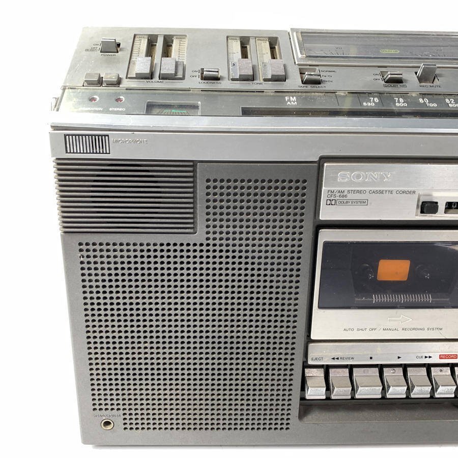 SONY ソニー SONY ソニー CFS-686 ラジカセ◇現状品 SONY ソニー