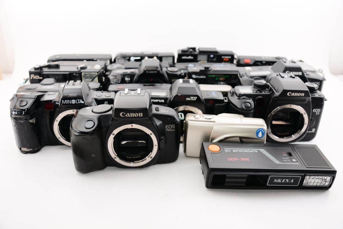 訳あり特価】フィルムカメラ カメラ 色々 22台 まとめて CANON Nikon
