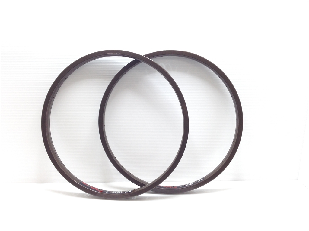 下松)ALEXRIMS アレックスリム DM22 36H 20インチ 406×22 2本セット ブラウン系 展示長期保管品 茶 ◆★B230413R09B KD13A