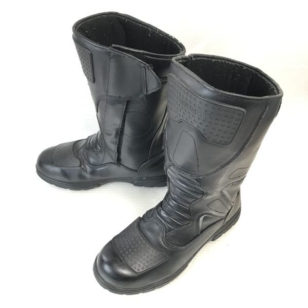 MOTOR X☆ライディング/バイクブーツ【43/27.5-28.5/黒/black
