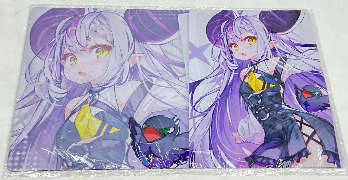 【8820】ホロライブ ラプラス・ダークネス ラプラス 同人 ラバープレイマット プレマ プレイマット 4つセット 未使用品