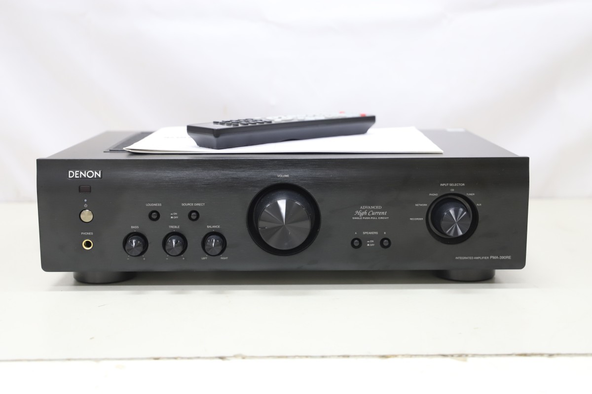 DENON デノン PMA-390RE プリメインアンプ 2017年製 (T8818)