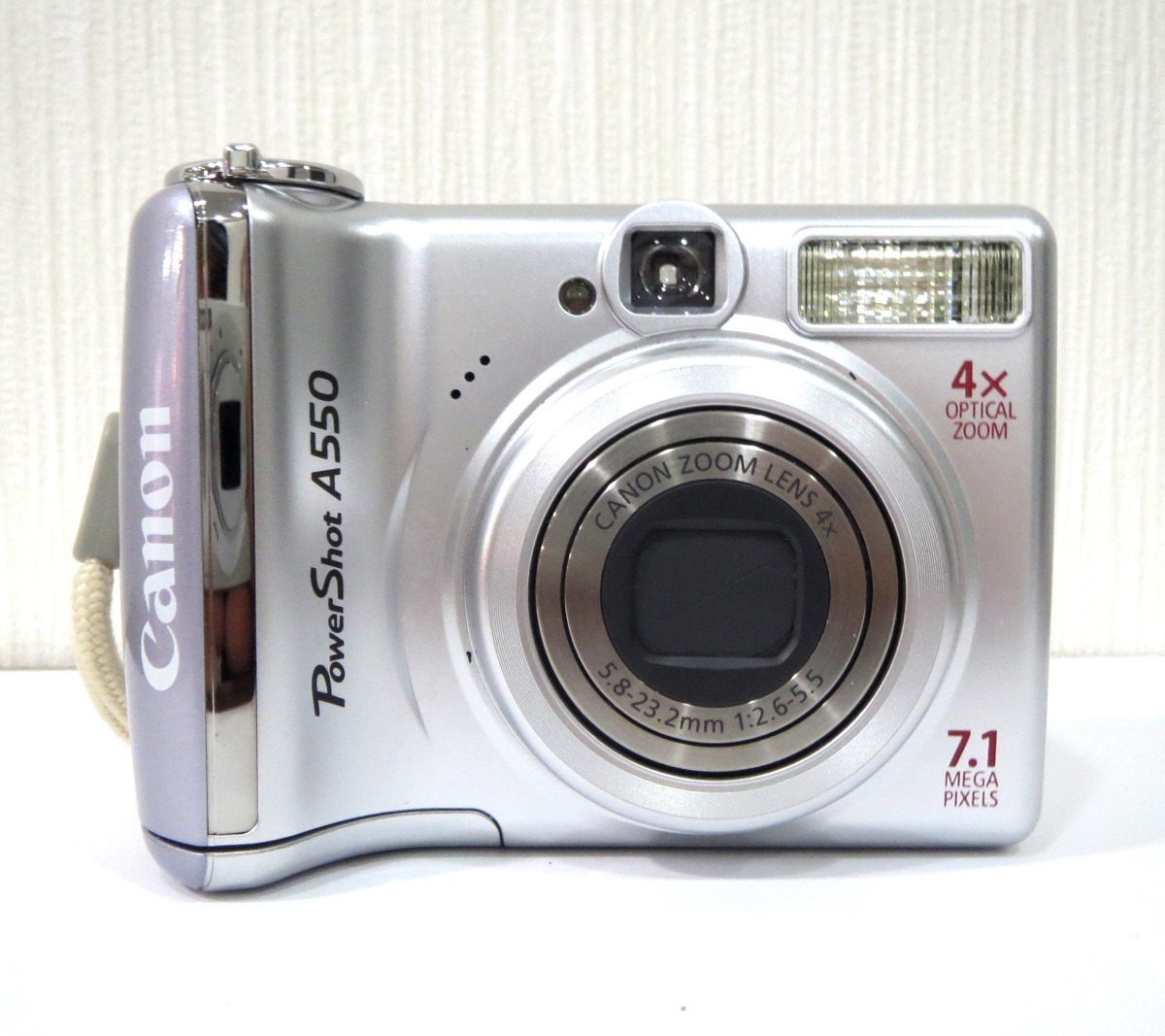 ◇A63543:Canon キャノン Power Shot パワーショット A550 7.1 MEGA PIXELS コンパクト デジタルカメラ デジカメ 動作未確認 ジャンク