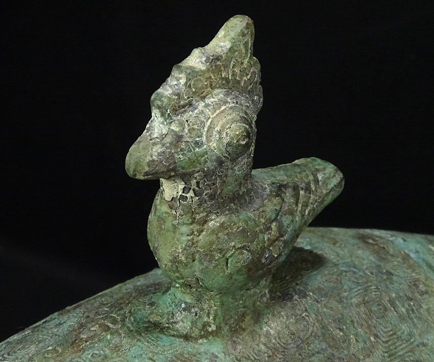 緑屋hc 中国古玩 古銅 青銅器 象尊 幅約55cm 唐物 時代物 i9/3-6566/3