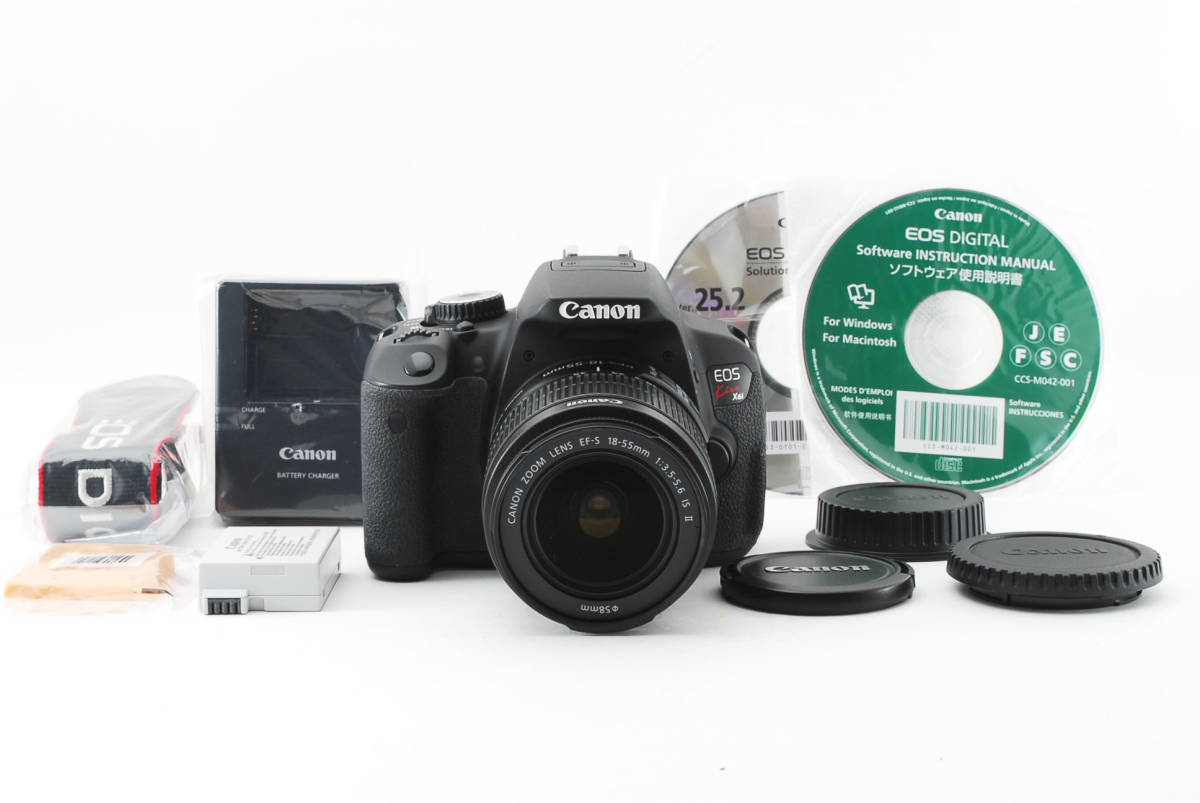 Canon EOS Kiss X6i レンズ３本セット CANON EOS Kiss X6i レンズ（18-55）キット デジタル一眼レフカメラ