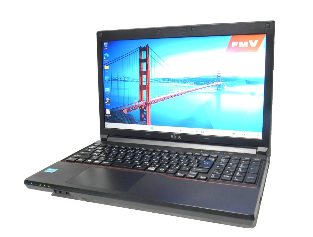 爆速☆新品SSD 240GB/Core i3 3120M/メモリー8GB搭載☆FMV LIFEBOOK A573/G 無線LAN/HDMI/USB3.0/DVDドライブ Windows11☆