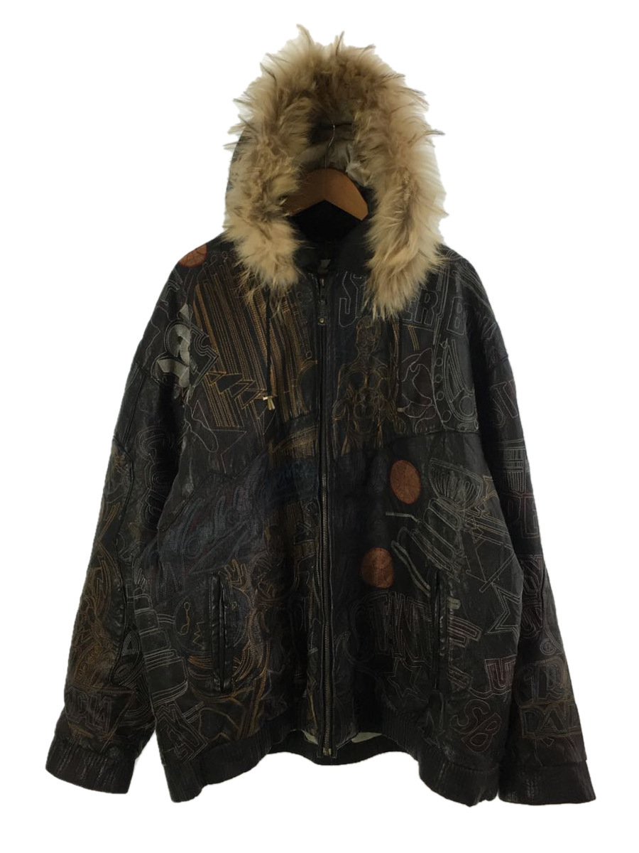 5XL/Desert Well/SCARFACE/レザージャケット・ブルゾン/-/レザー/BLK/総柄