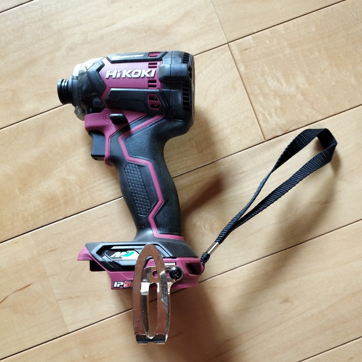 未使用 HIKOKI コードレスインパクトドライバー WH36DC フレアレッド