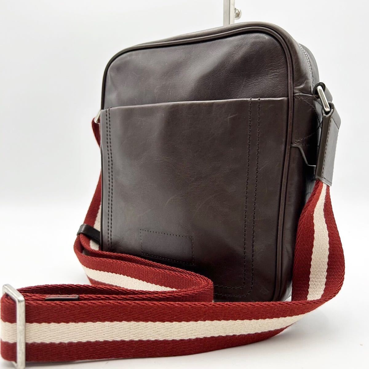 1円【極美品】Bally バリー ショルダーバッグ トレインスポッティング