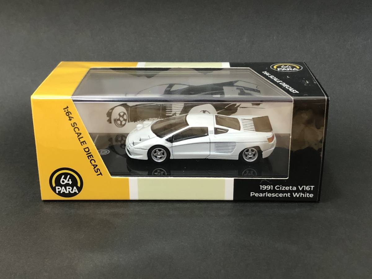 PARAGON（パラゴン） 1/64 PARA64 チゼータ V16T 1991 パールホワイト LHD