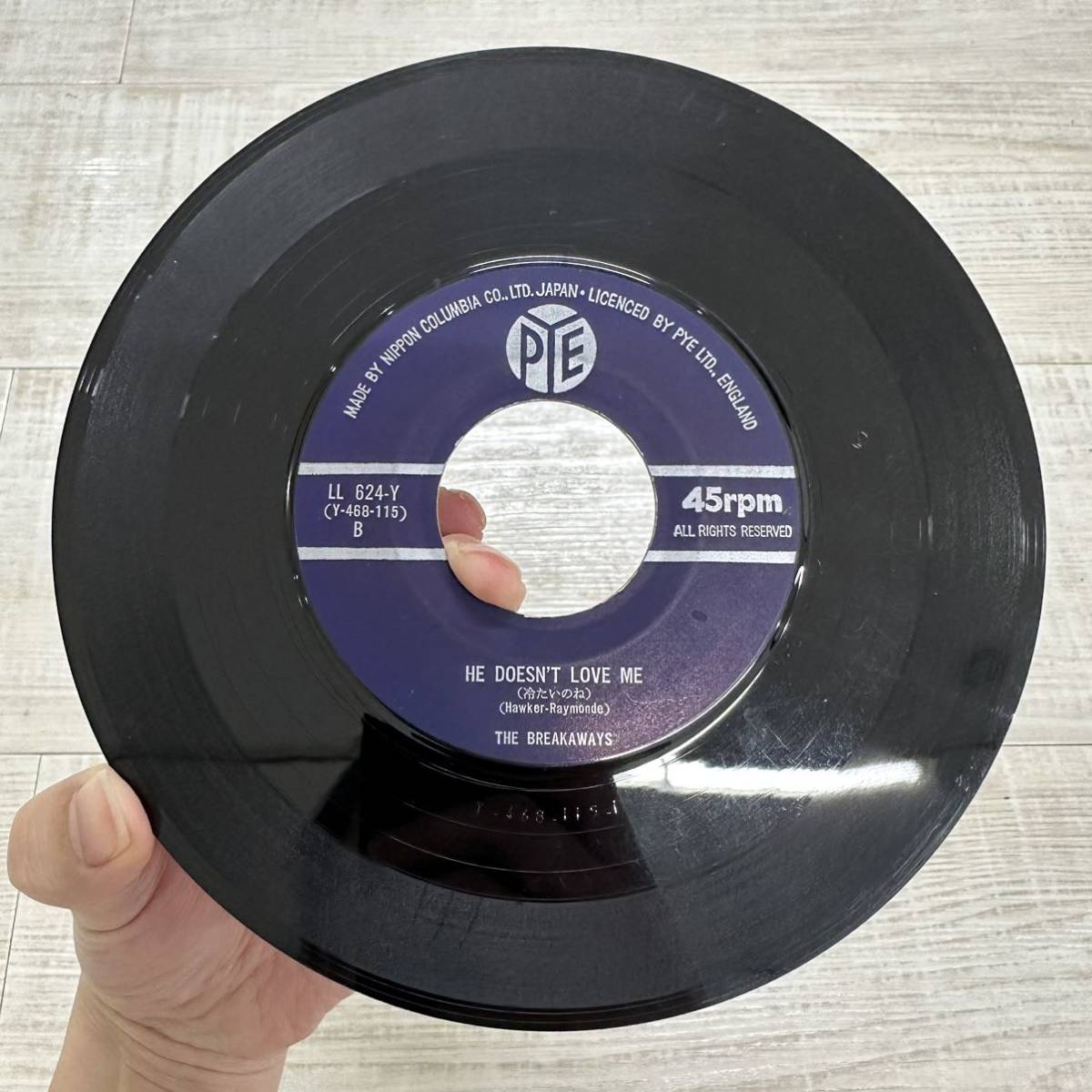アナログ レコード 7インチ The Breakaways ザ・ブレイカウェイズ He 