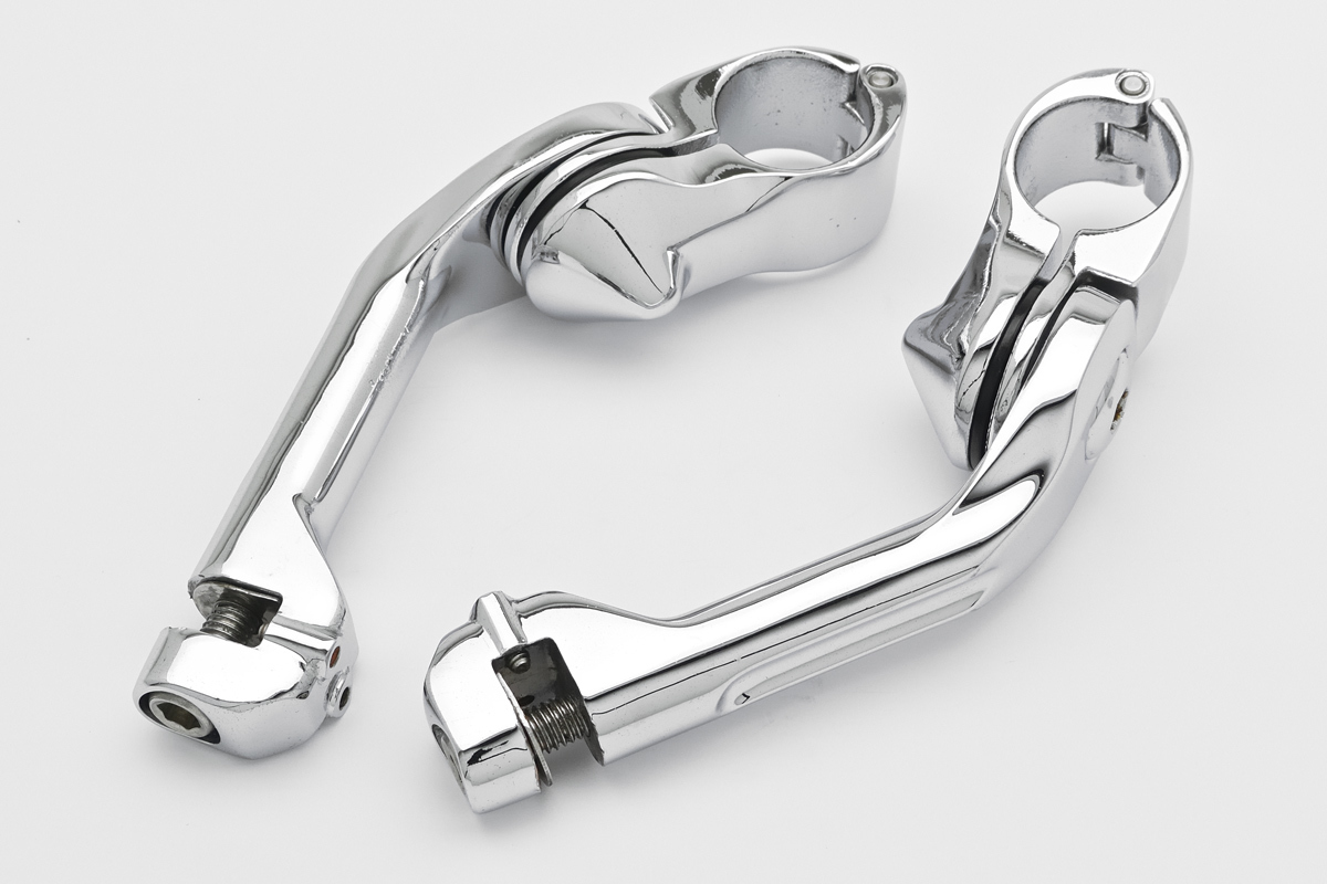 【ハーレー社外】 クリアキン TOUR-TECH クルーズマウント 4526 ロングアングル / クローム