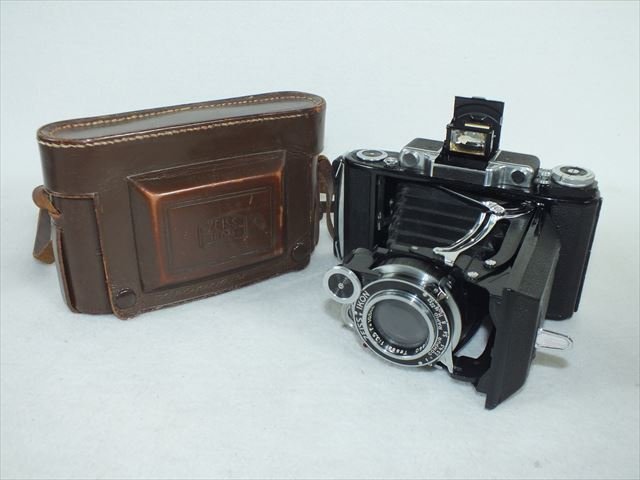★ ZEISS IKON ツァイス イコン 不明 蛇腹カメラ 3.5 10.5cm ソフトケース付き 中古 現状品 230401H5130