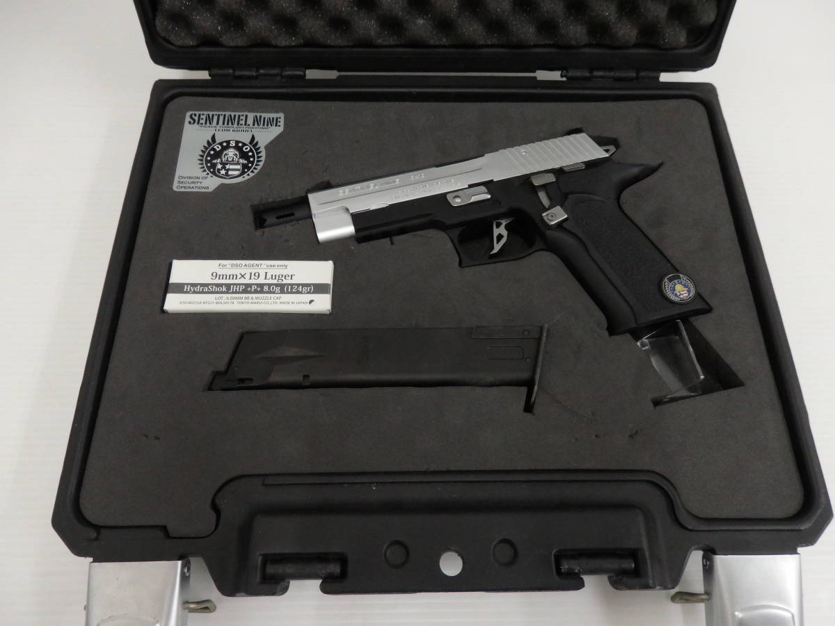 mi37)東京マルイ センチネルナイン レオン・モデル バイオハザード6 ガスブローバック ガスガン SIG P226 取説なし