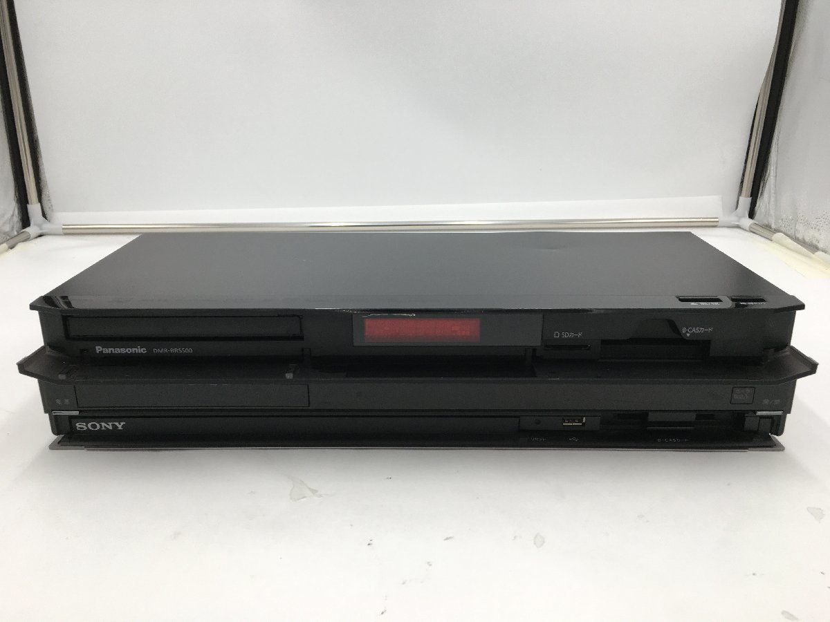 ♪△【Panasonic/SONY】ブルーレイディスクレコーダー 500GB 計2点