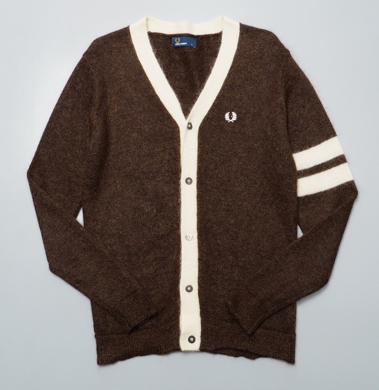 TE0492◇フレッドペリー/FRED PERRY*メンズL バイカラー ロゴ刺繍 