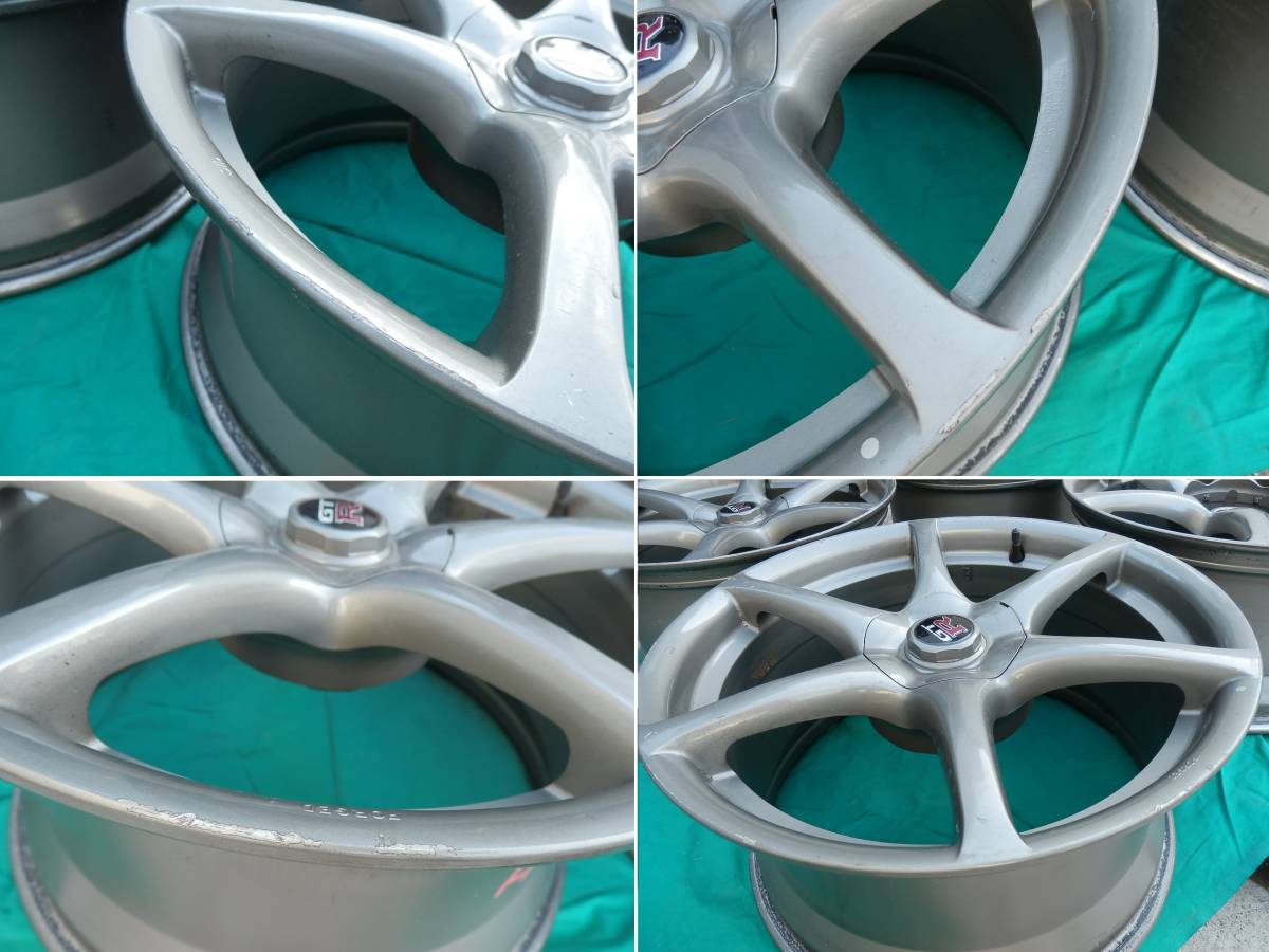 BNR34 GT-R 純正 18インチ アルミ ホイール 9J +30 4本 GTR 鍛造 軽量 