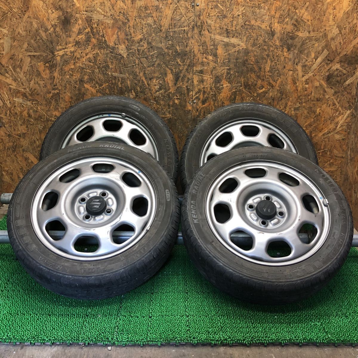 スズキ ハスラー純正スチールホイール 15×4.5J 100/4H 165/60R15 バリ 