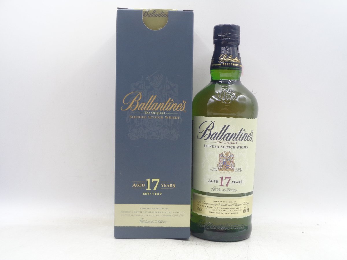 BALLANTINE'S 17年 THE ORIGINAL バランタイン オリジナル ブレンデッド スコッチ ウイスキー 箱入 未開封 古酒 700ml 40％ X201925