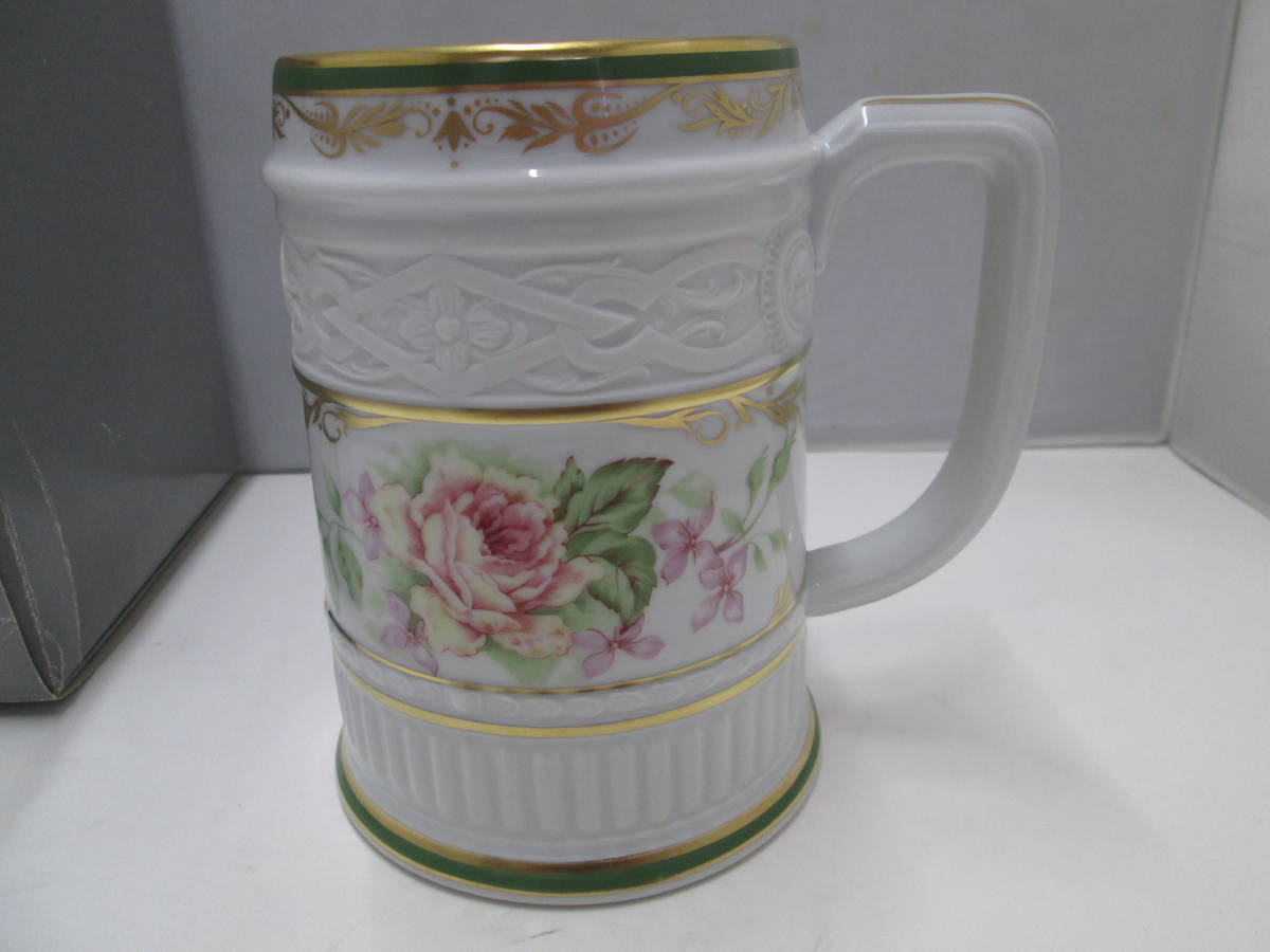 【1957】KIRIN BEER MUG COLLECTION　キリンビヤマグコレクション　1991　ベルナルド　BERNARDAUD KIRIN BEER MUG Meissen Y602 #6494美品