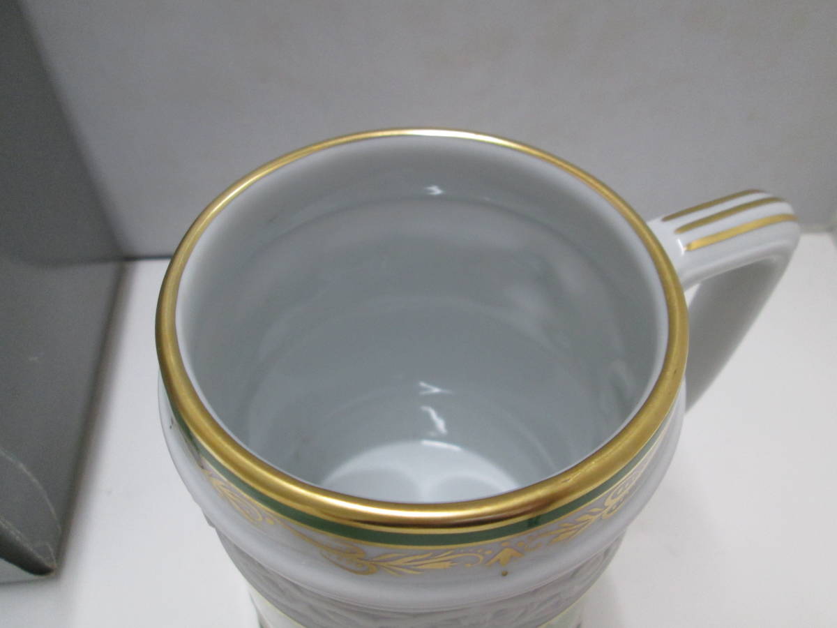 【1957】KIRIN BEER MUG COLLECTION　キリンビヤマグコレクション　1991　ベルナルド　BERNARDAUD KIRIN BEER MUG Meissen Y602 #6494美品