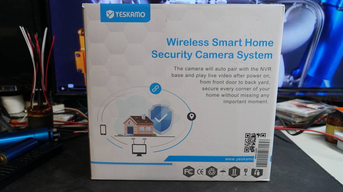 防犯カメラ YESKAMO 500万画素 カメラ4台 YESKAMO 防犯カメラ